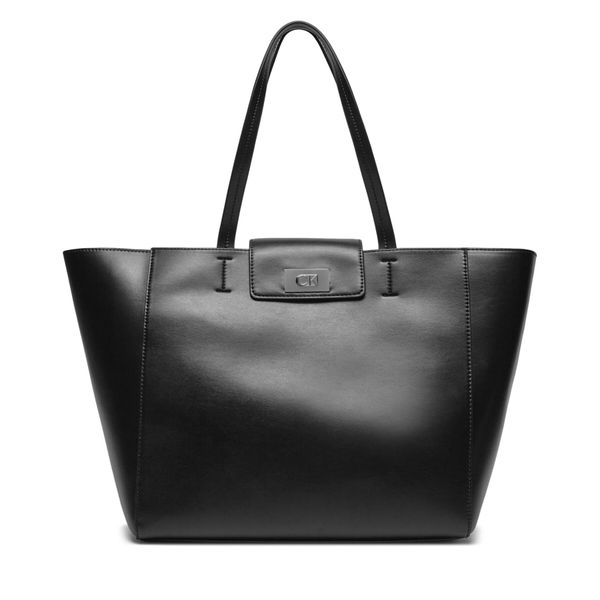 Calvin Klein Дамска чанта Calvin Klein Ck Push Medium Shopper K60K612148 Черен