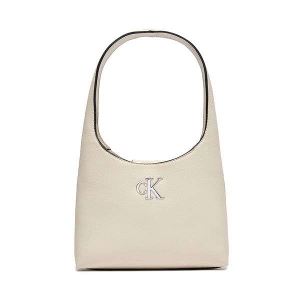 Calvin Klein Jeans Дамска чанта Calvin Klein Jeans Minimal Monogram Shoulder Bag K60K610843 Stone CI2