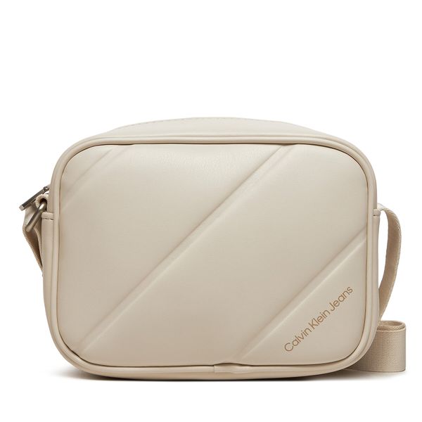 Calvin Klein Jeans Дамска чанта Calvin Klein Jeans Quilted Camerabag18 K60K611821 Бежов