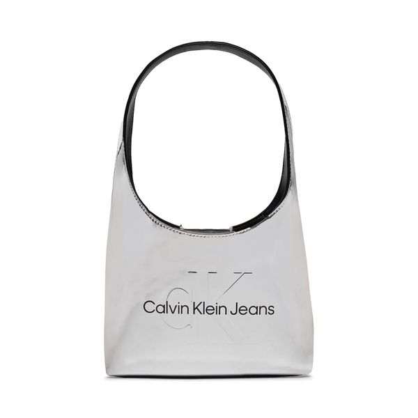 Calvin Klein Jeans Дамска чанта Calvin Klein Jeans Sculpted Arc Shoulderbag22 K60K611860 Silver 0IM