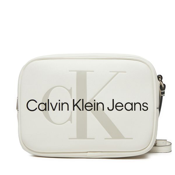 Calvin Klein Jeans Дамска чанта Calvin Klein Jeans Sculpted Camera Bag18 Mono K60K610275 Бял