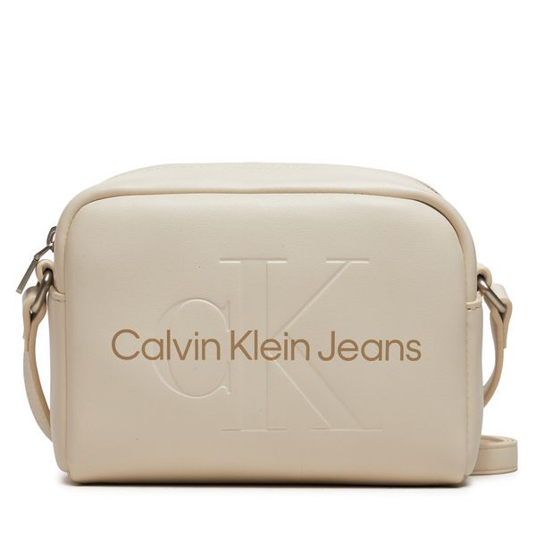 Calvin Klein Jeans Дамска чанта Calvin Klein Jeans Sculpted Camera Bag18 Mono K60K612220 Екрю