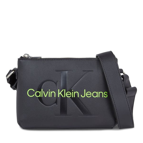 Calvin Klein Jeans Дамска чанта Calvin Klein Jeans Sculpted Camera Pouch21 Mono K60K610681 Black/Dark Juniper 0GX