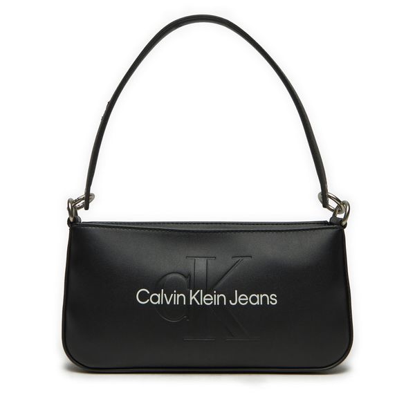 Calvin Klein Jeans Дамска чанта Calvin Klein Jeans Sculpted Shoulder Pouch25 Mono K60K610679 Черен