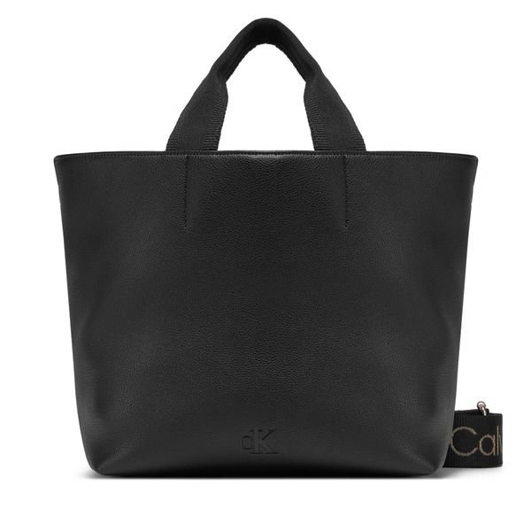 Calvin Klein Jeans Дамска чанта Calvin Klein Jeans Ultralight Mini Tote LV04K3112G Черен