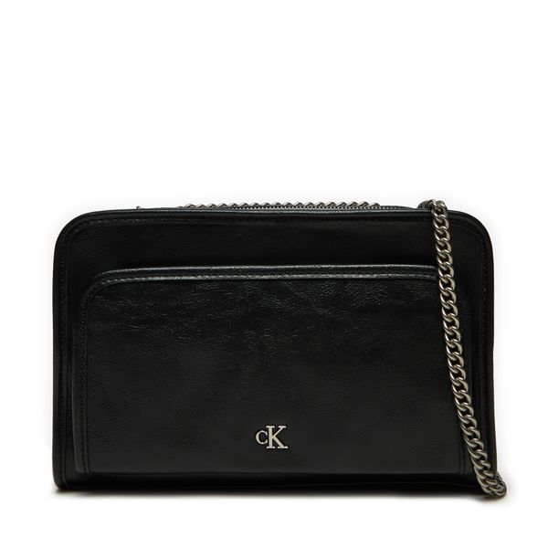 Calvin Klein Jeans Дамска чанта Calvin Klein Jeans Utility Dbl Zip Camera Bag25 K60K613046 Черен