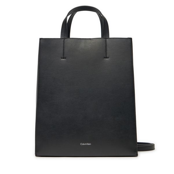 Calvin Klein Дамска чанта Calvin Klein Line Lthr Mini Tote 32 LV04F3002G Черен