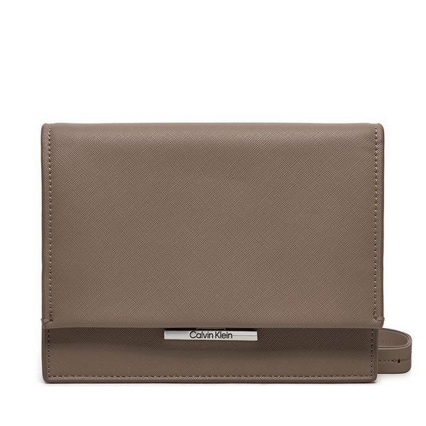 Calvin Klein Дамска чанта Calvin Klein Linear K60K612559 Бежов