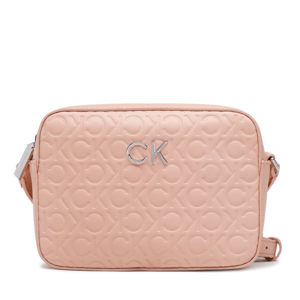 Calvin Klein Дамска чанта Calvin Klein Re-Lock Camera Bag Emb Mono K60K610199 Cafe Au Lait GBI