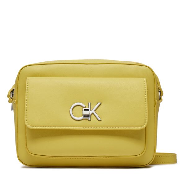 Calvin Klein Дамска чанта Calvin Klein Re-Lock Camera Bag W/Flap K60K611083 Citrus ZAV