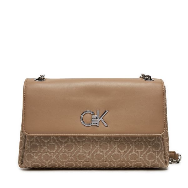 Calvin Klein Дамска чанта Calvin Klein Re-Lock Conv Shoulder Bag_Jqc K60K612641 Бежов