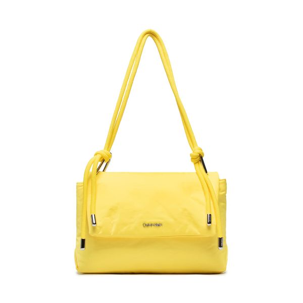 Calvin Klein Дамска чанта Calvin Klein Roped Shoulder Bag K60K609407 Magnetic Yellow ZBE