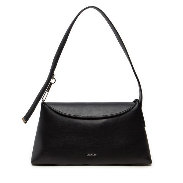 Calvin Klein Дамска чанта Calvin Klein Soft Sculpt Shoulder Bag K60K612565 Черен