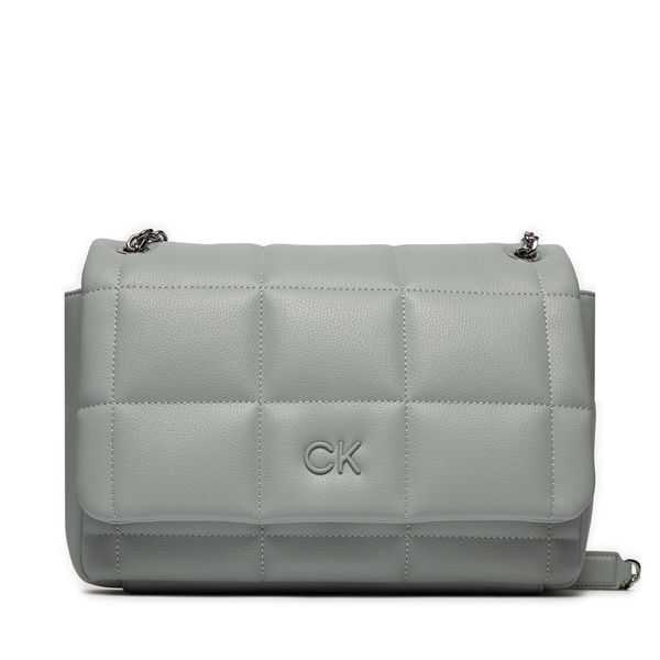 Calvin Klein Дамска чанта Calvin Klein Square Quilt Conv Shoulder Bag K60K612332 Pigeon PEB