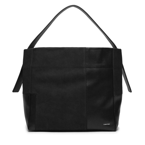 Calvin Klein Дамска чанта Calvin Klein Texture Block Large Shopper K60K611670 Ck Black BEH