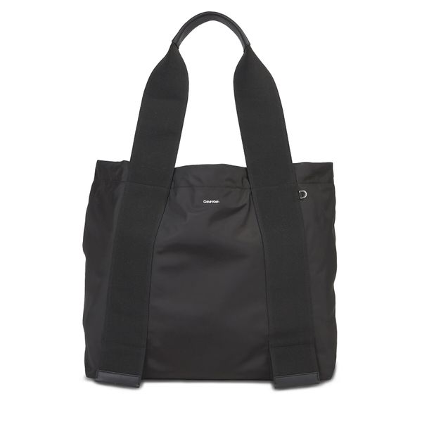 Calvin Klein Дамска чанта Calvin Klein Wide Strap Nylon Shopper Lg K60K611044 Ck Black BAX