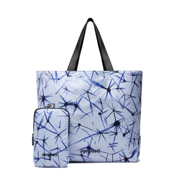 Desigual Дамска чанта Desigual 22WAXA35 Светлосиньо