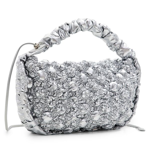 Desigual Дамска чанта Desigual Flossy 24WAXA18 Сребрист