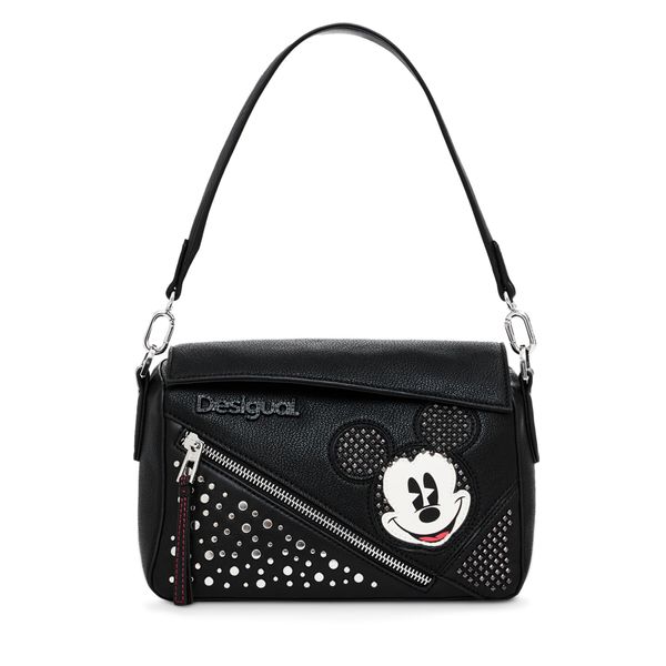 Desigual Дамска чанта Desigual Mickey Studstyle Phuk 24WAXP71 Черен