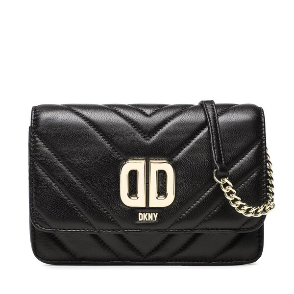 DKNY Дамска чанта DKNY Delphine Flp Cbody R23EBK74 Blk/Gold BDG