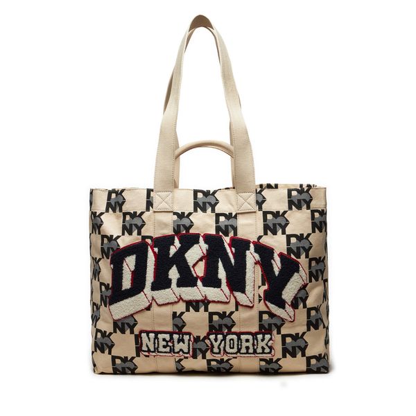 DKNY Дамска чанта DKNY Heart Of Ny Large Tote R41AYF01 Бял