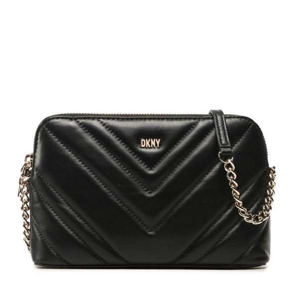 DKNY Дамска чанта DKNY Madison Dome Cbody R24EBV23 Blk/Gold BGD