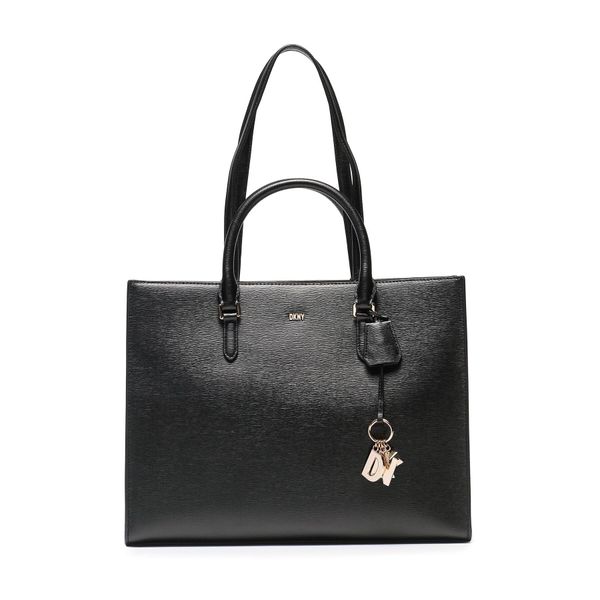 DKNY Дамска чанта DKNY Perri Double Handle R33A3V12 Blk/Gold BGD