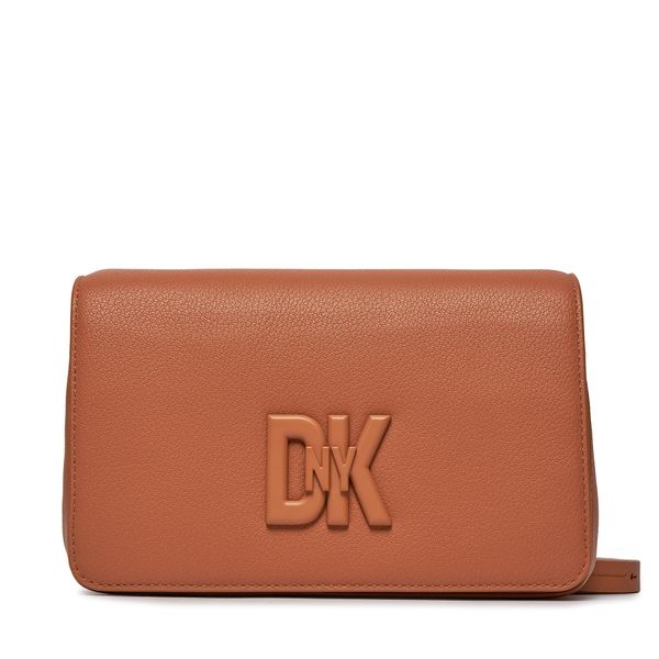 DKNY Дамска чанта DKNY Seventh Avenue Md Fl R33EKY30 Caramel CAR