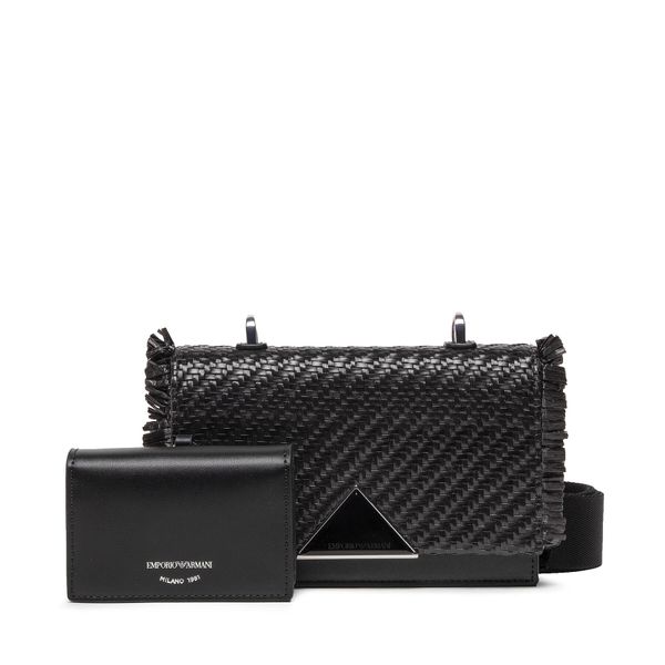Emporio Armani Дамска чанта Emporio Armani Y3B180 Y417X 88291 Black/Black/Black