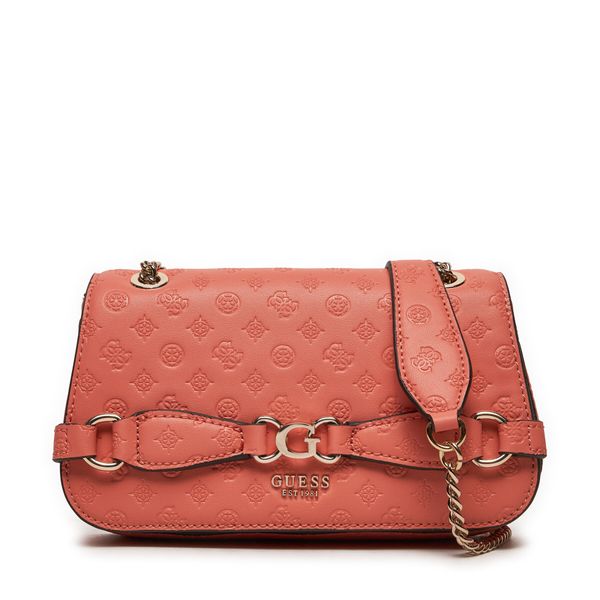Guess Дамска чанта Guess Arlena Logo HWPG93 36210 Коралов