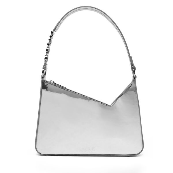 HUGO Дамска чанта HUGO Mel 50536243 Сребрист