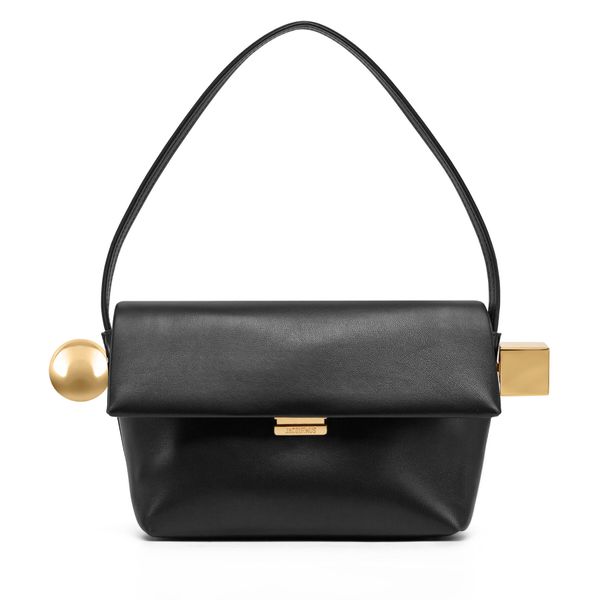 JACQUEMUS Дамска чанта JACQUEMUS Le Rond Carre 24H243BA383-3171 Черен