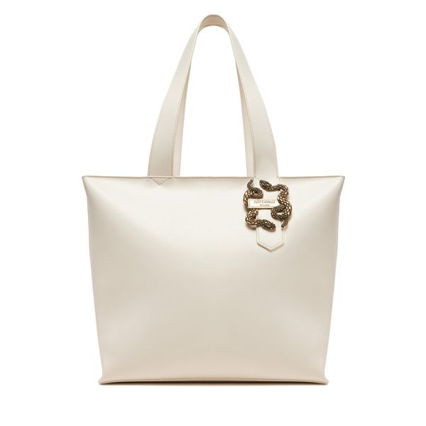 Just Cavalli Дамска чанта Just Cavalli Iconic Snakes 78RA4BA5 ZSA89 Бял