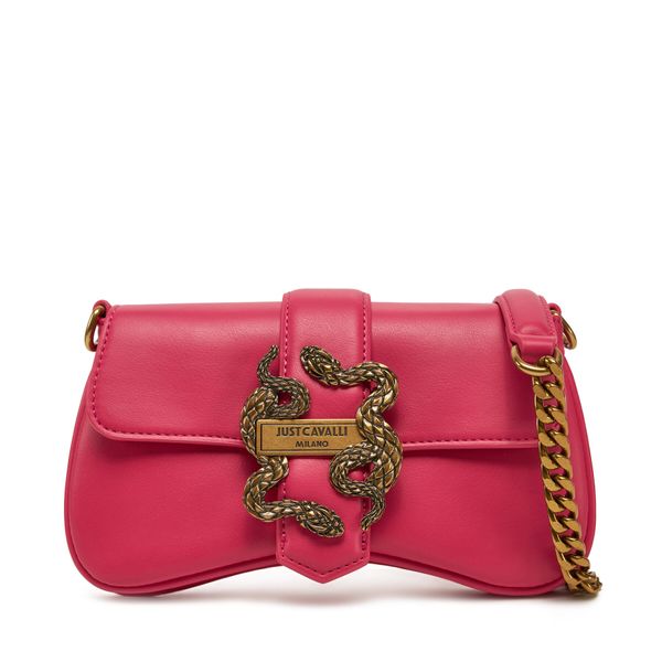 Just Cavalli Дамска чанта Just Cavalli Iconic Snakes 78RA4BA7 ZSA89 Розов
