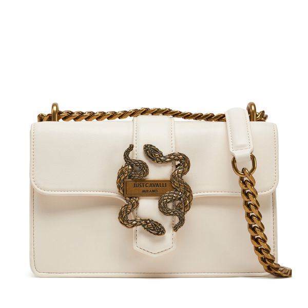Just Cavalli Дамска чанта Just Cavalli Iconic Snakes 78RA4BAF ZSA89 Бял