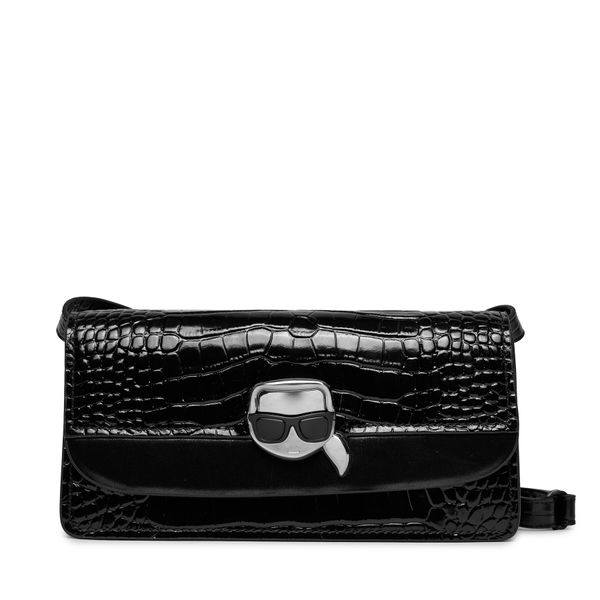 KARL LAGERFELD Дамска чанта KARL LAGERFELD 235W3241 A980 Metallic Black