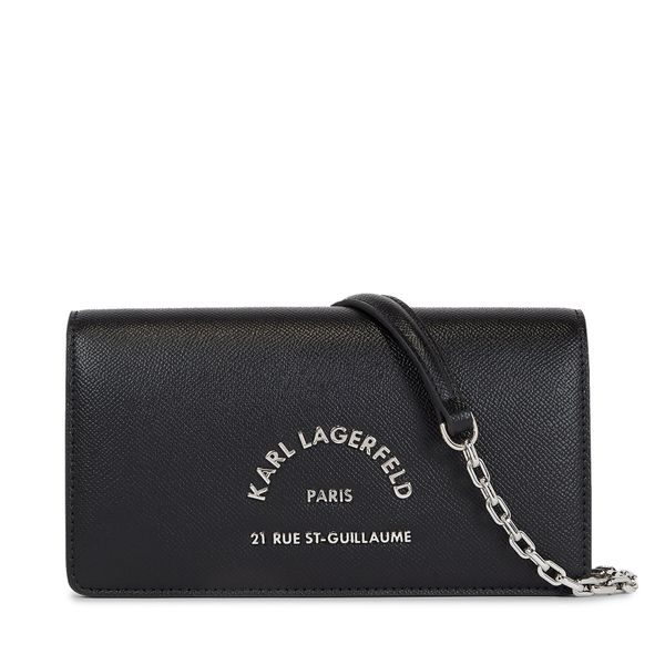 KARL LAGERFELD Дамска чанта KARL LAGERFELD 240W3247 Черен