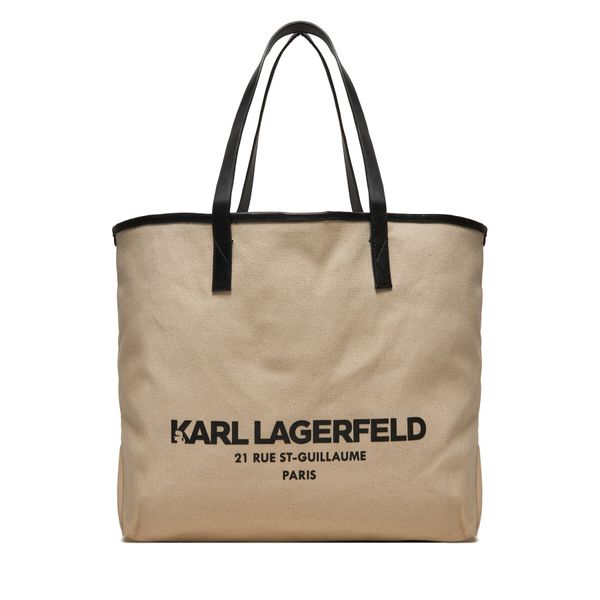 KARL LAGERFELD Дамска чанта KARL LAGERFELD 245W3856 Бежов