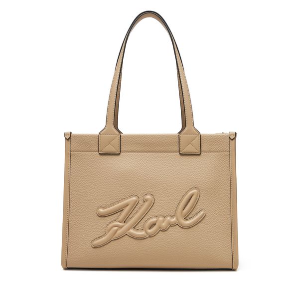 KARL LAGERFELD Дамска чанта KARL LAGERFELD A1W30042 Бежов