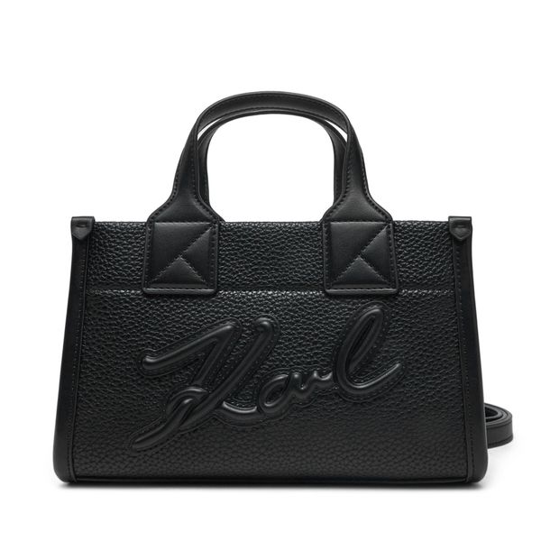 KARL LAGERFELD Дамска чанта KARL LAGERFELD A1W30043 Черен