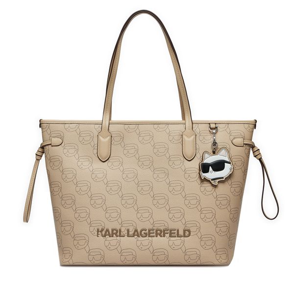 KARL LAGERFELD Дамска чанта KARL LAGERFELD A1W30389 Бежов