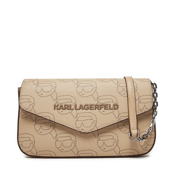 KARL LAGERFELD Дамска чанта KARL LAGERFELD A1W32045 Бежов