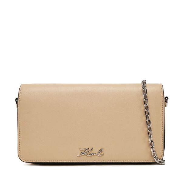 KARL LAGERFELD Дамска чанта KARL LAGERFELD A1W32107 Бежов