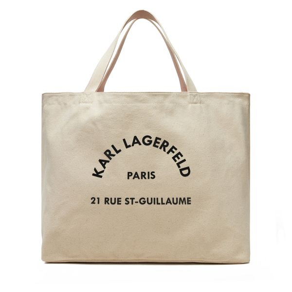 KARL LAGERFELD Дамска чанта KARL LAGERFELD A1W50006 Бежов