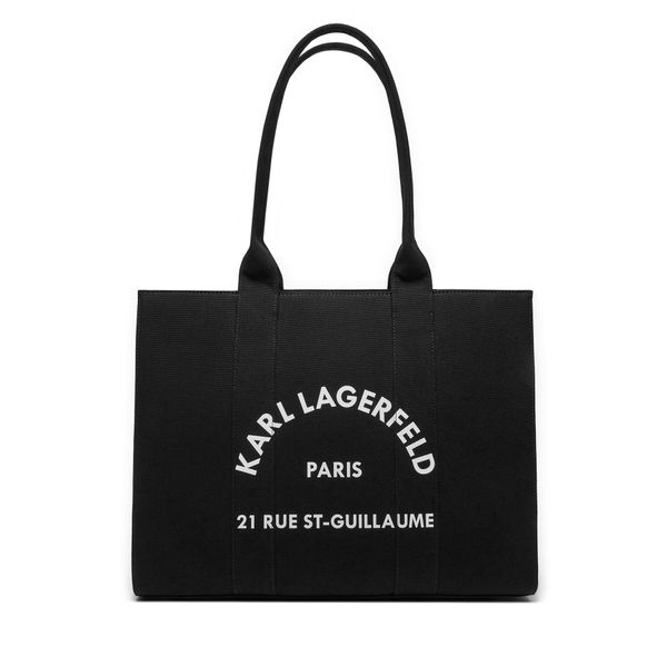 KARL LAGERFELD Дамска чанта KARL LAGERFELD A1W50009 Черен