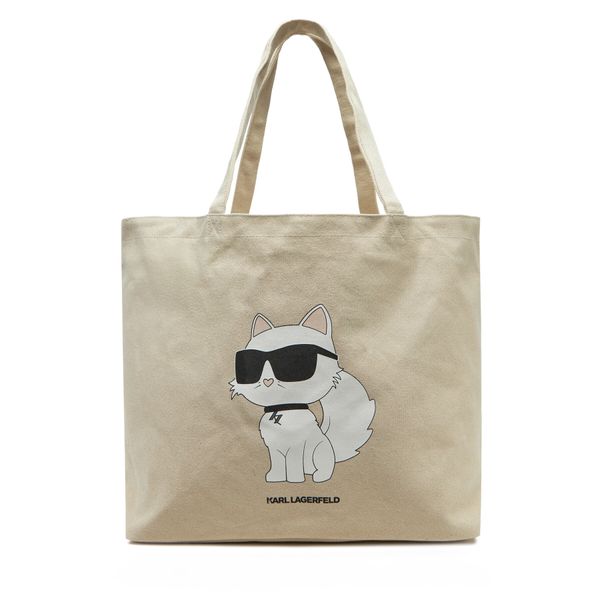 KARL LAGERFELD Дамска чанта KARL LAGERFELD A1W50022 Бежов