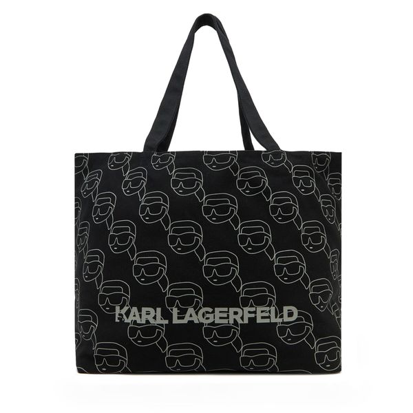 KARL LAGERFELD Дамска чанта KARL LAGERFELD A1W50023 Черен