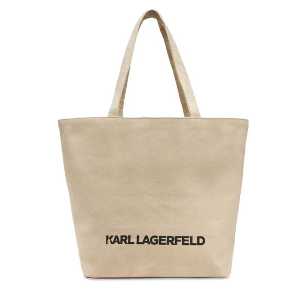 KARL LAGERFELD Дамска чанта KARL LAGERFELD A1W50072 Бежов