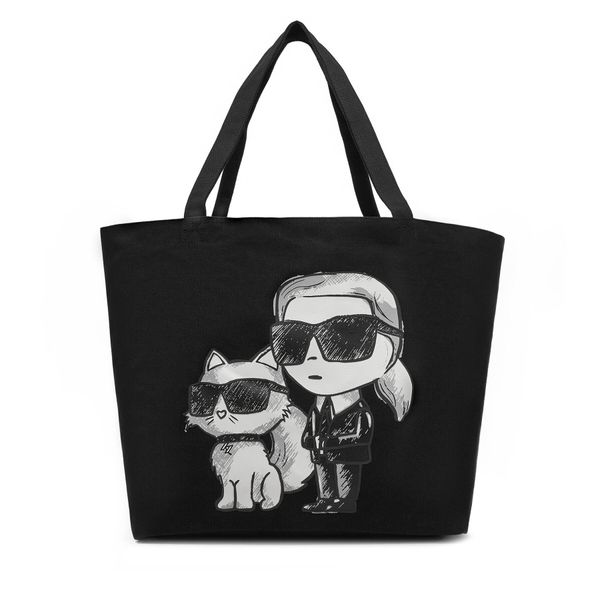 KARL LAGERFELD Дамска чанта KARL LAGERFELD A1W50085 Черен
