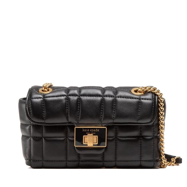 Kate Spade Дамска чанта Kate Spade Evelyn Quilted Leatcher Small S K8932 Black